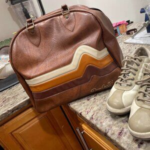 Don Carter Leather Bowling Bag Vintage